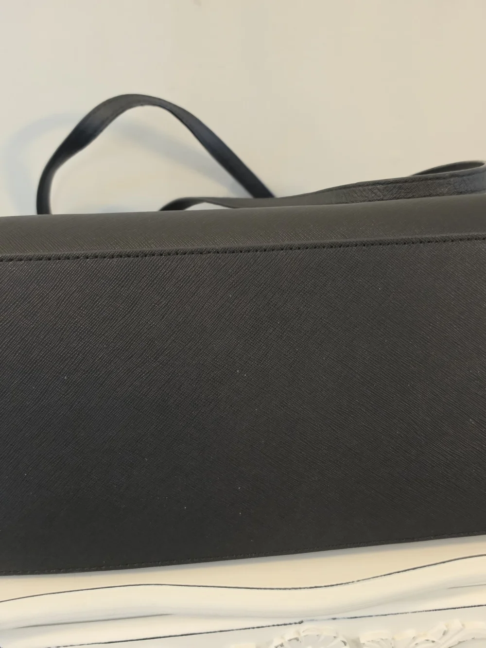 Michael Kors Black Leather Tote Bag Laptop